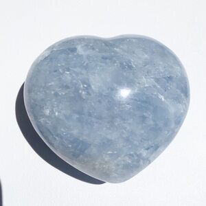NEW Calcite  Genuine Blue Heart Gemstone